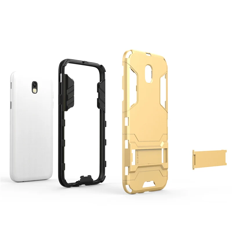 2 в 1 Жесткий ПК + Мягкий силиконовый прочный резиновый чехол с подставкой для Samsung