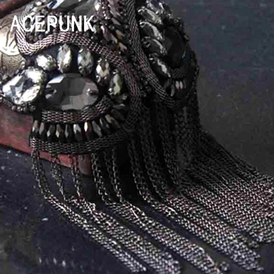 Korean Tassel Performance Epaulets Stage Dress Accessories Brooch Medal Clothes child woman Jewelry Shoulder Epaulette 2019 New | Украшения