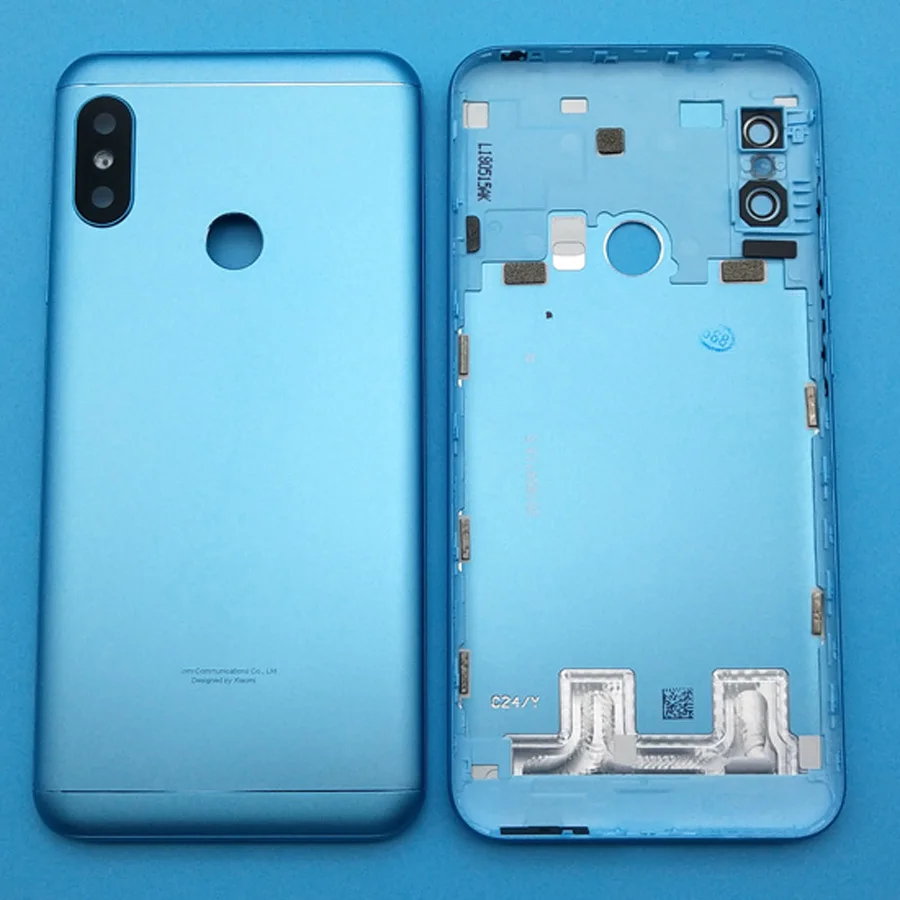 Задняя крышка аккумулятора для Xiaomi Mi A2 Lite / Redmi 6 Pro металлический дверной