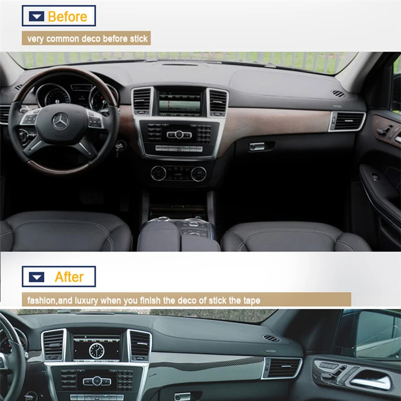 Автомобильная наклейка из углеродного волокна 5 см * 100 | Автомобили и мотоциклы