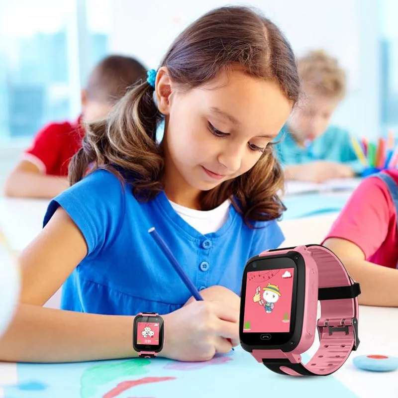 LIGE Anti-lost Children Smart Watch LED Color Screen SOS Monitoring Compatible With IOS And Android Phones | Электроника