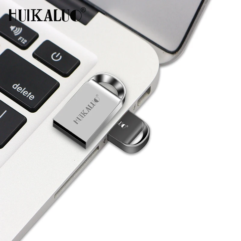 Huikaluo прочный металлический USB флэш накопитель Флешка 64 ГБ 32 миниатюрная карта