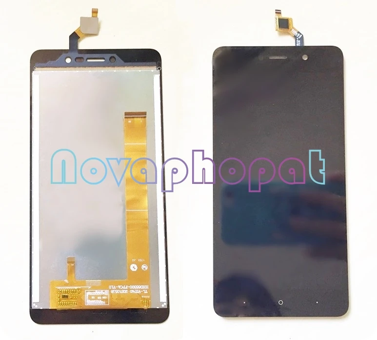 Novaphopat 5 дюймовый черный ЖК-экран для Wiko Lenny 4 plus сенсорный экран дигитайзер с