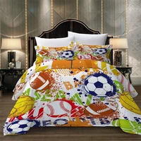 3d sports ball bedding duvet cover with pillowcases twin full queen king home 3pcs home textile