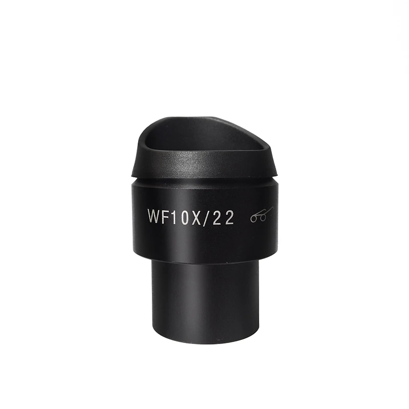 Field of View 22mm WF10X высокоточечный широкоугольный окуляр для стереомикроскопа с резиновой подставкой диоптрий Регулируемый Монтажный диаметр 30 мм - Цвет: Field of View 22mm