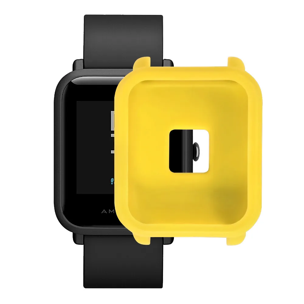 Мягкий ТПУ защитный силиконовый чехол для Huami Amazfit Bip Youth Watch Watachband Спортивные