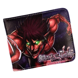 Новый дизайн, кошелек для молодых с изображением атаки Титанов
