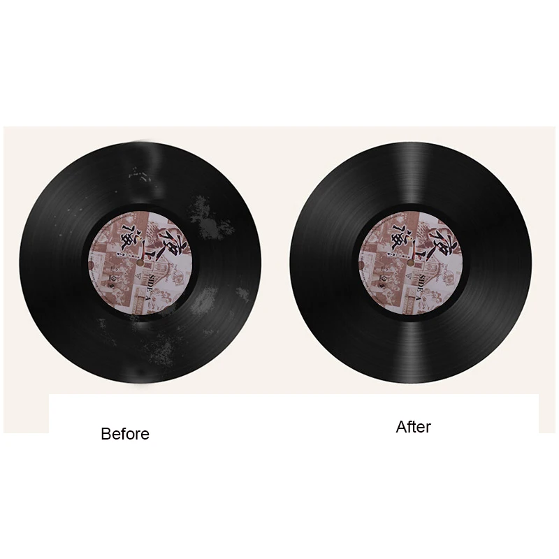 Щетка для чистки виниловых пластинок LEORY Villus с маленькой щеткой для LP phonographic Record Cleaning Turntables Longplay Cleaning Kit