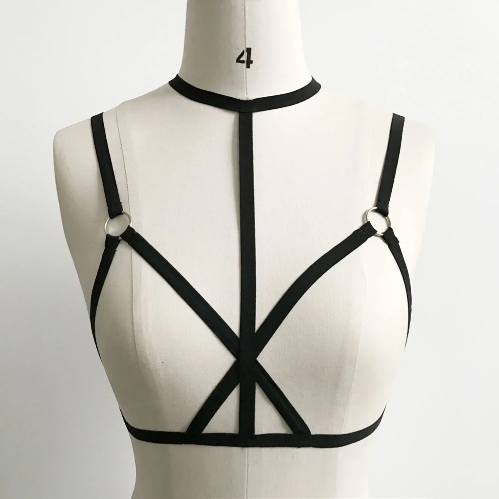 2017 сексуальный женский бюстгальтер с вырезами бюстье ремешками укороченный топ