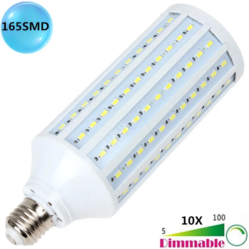 10X DHL затемнения E27 светодио дный 165 5730 SMD Обложка мозоли B22 лампа E26 лампы теплый