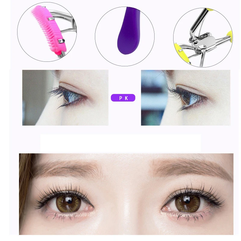 Щипцы для завивки ресниц с расческой 5 цветов профессиональные щипцы инструменты