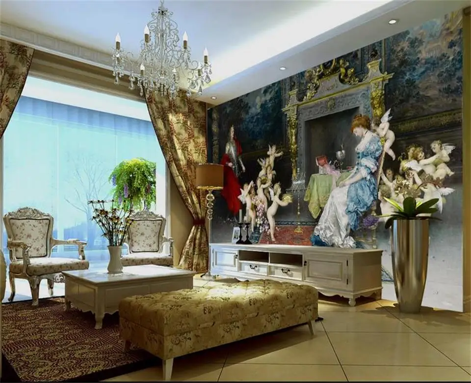 Пользовательские 3d фото обои Гостиная настенные стикеры Ангел падений дома