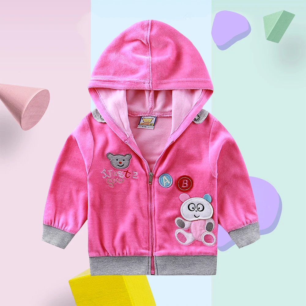 Велюровая Толстовка с длинным рукавом для мальчиков и девочек детская блузка на