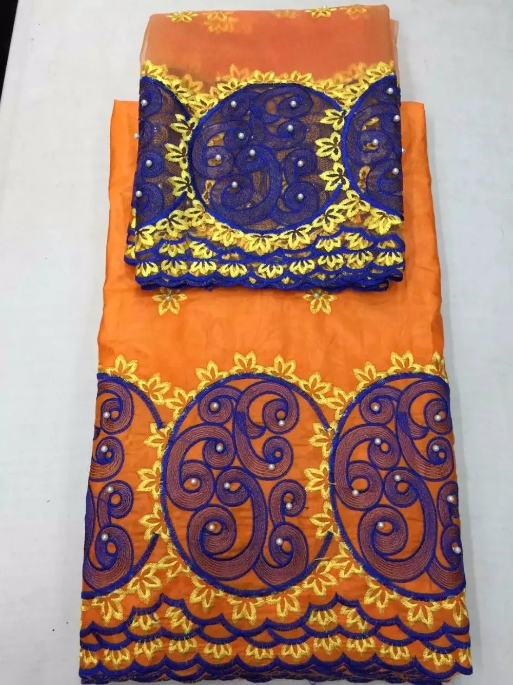 5 yards Africain Bazin Dentelle purple avec 2 metres Francais Net haute Qualite Riche Tissu En Derniere | Дом и сад