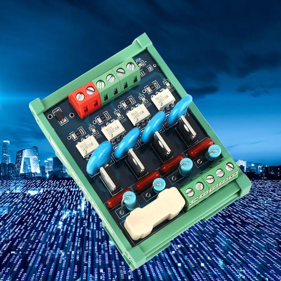 Регулируемый источник питания 4 канальный PLC DC усилитель SCR кремниевый регулятор