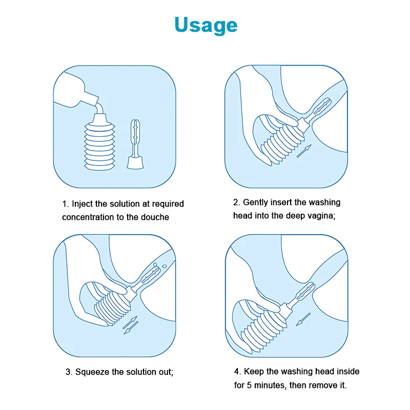 Многоразовый Вагинальный Анальный Душ Выдвижная Вагина мойка анальный