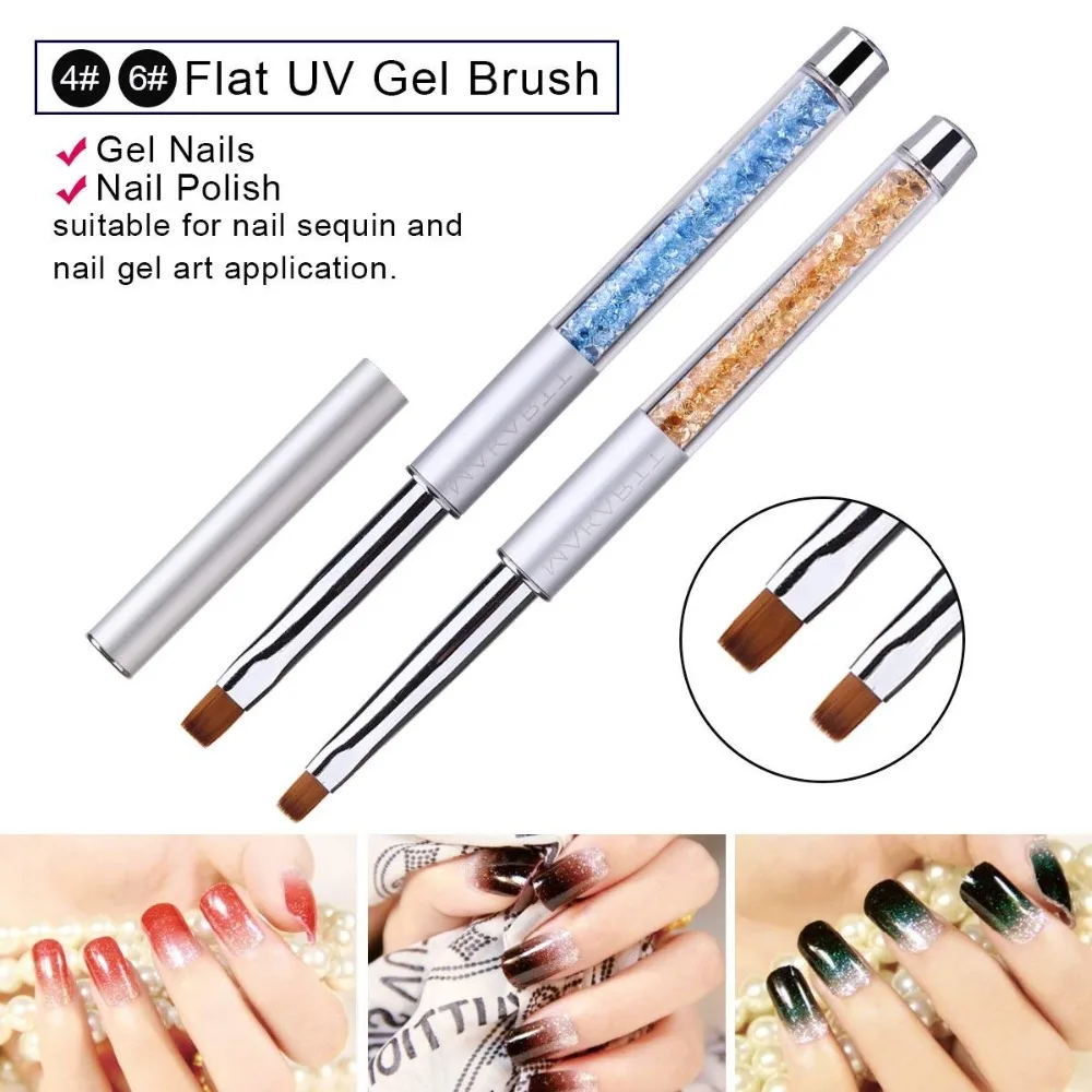 6 шт. Соболь акриловые гель Кисть набор УФ-гель Акриловые Рисунок Кистью для