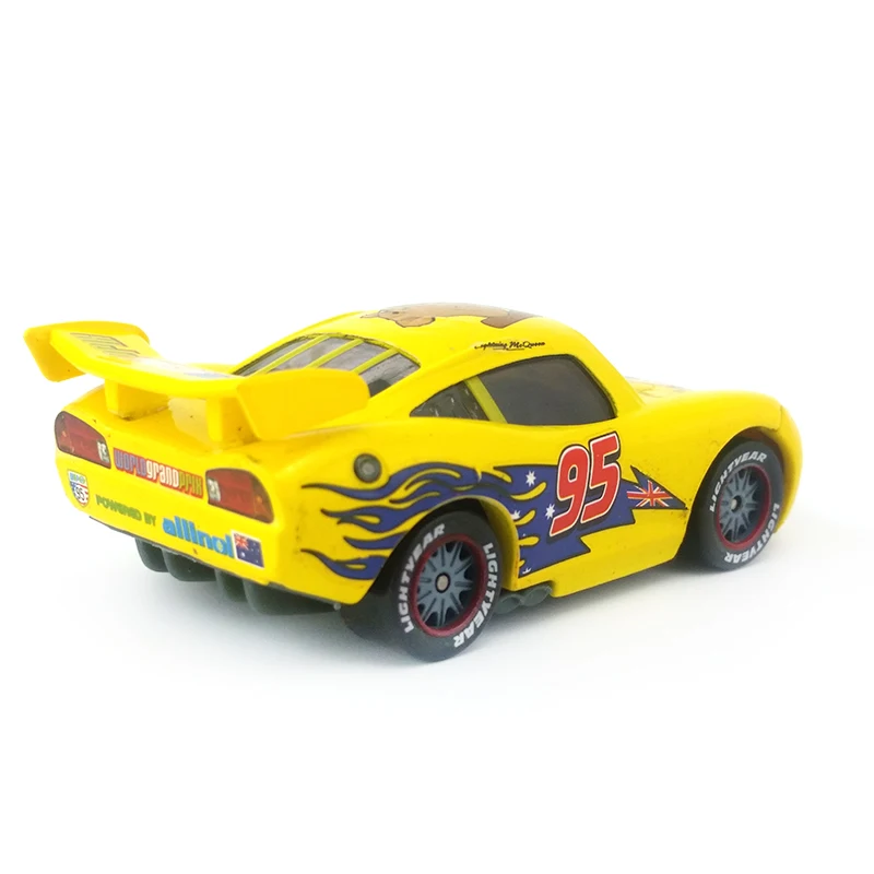 Игрушечные машинки Диснея Pixar No.95 Lightning Mcqueen австралийский 1:55 литой под давлением