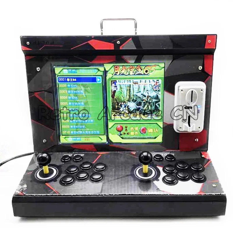 2 игрока аркадная игра машина мини консоль с 15 дюймов ЖК-дисплей 1399 в 1 игры доска бытовые коктейль светодиодный монетоприемник