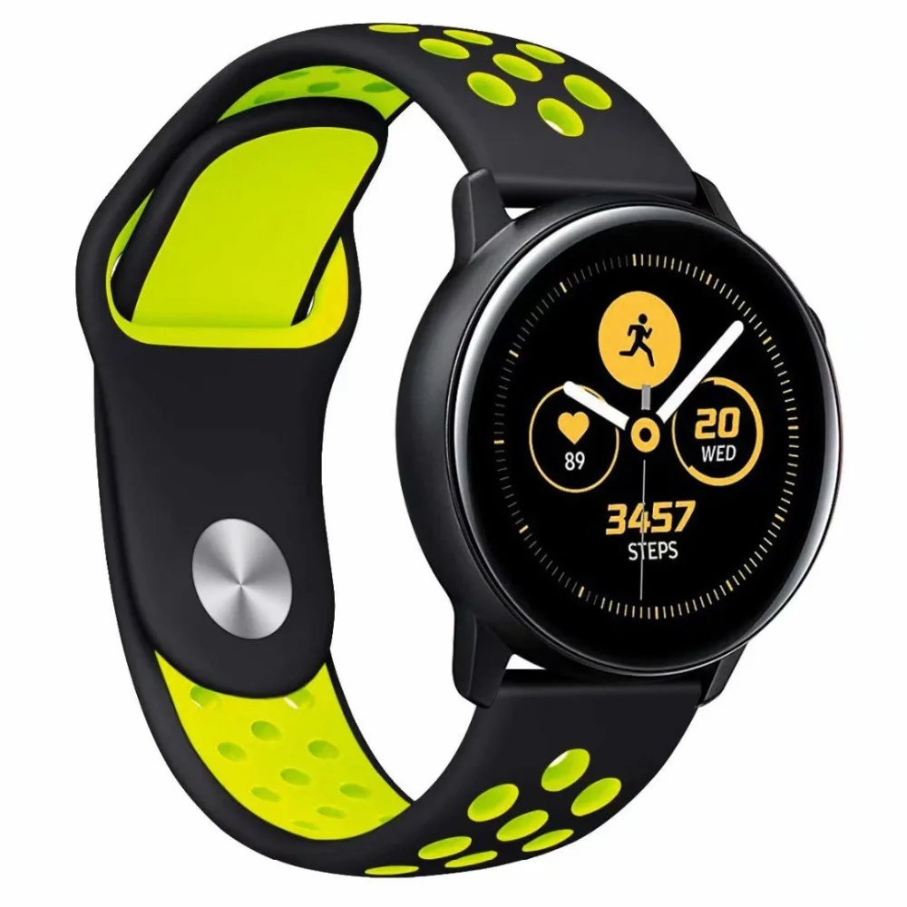 22 мм 20 ремешок для samsung Шестерни спортивные S2 S3 Frontier классический силикон galaxy Watch 42
