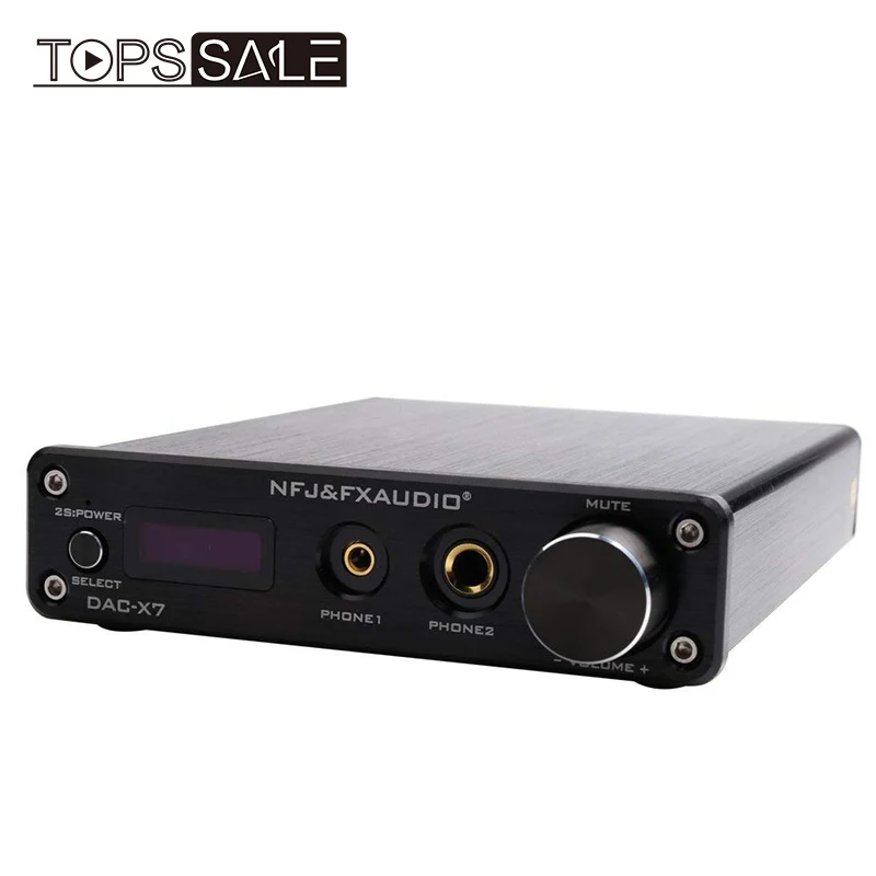 FX Audio DAC-X7 OPA2604 + TPA6120 DSD256 24 бит/192 кГц HiFi декодер USB усилитель для наушников |