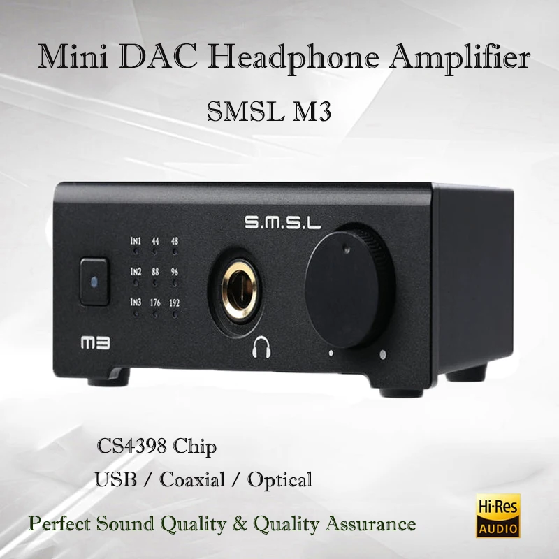 SMSL M3 мини ЦАП USB Усилитель Hifi усилитель для наушников аудио портативный Декодер Усилитель для наушников CS4398 звуковые усилители оптический OTG