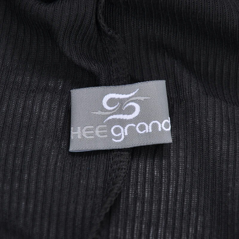 HEE GRAND/Летняя женская повседневная майка базовый топ блестящие стразы кружевной