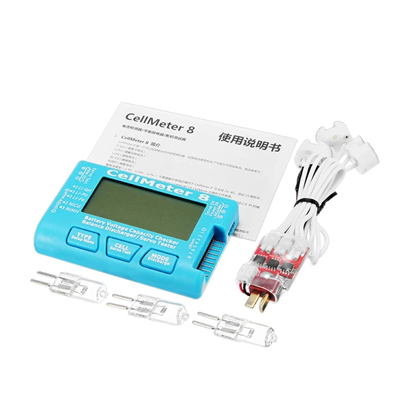 CellMeter 8 8S ЖК дисплей Дисплей цифровой Батарея Напряжение Ёмкость баланс Servo
