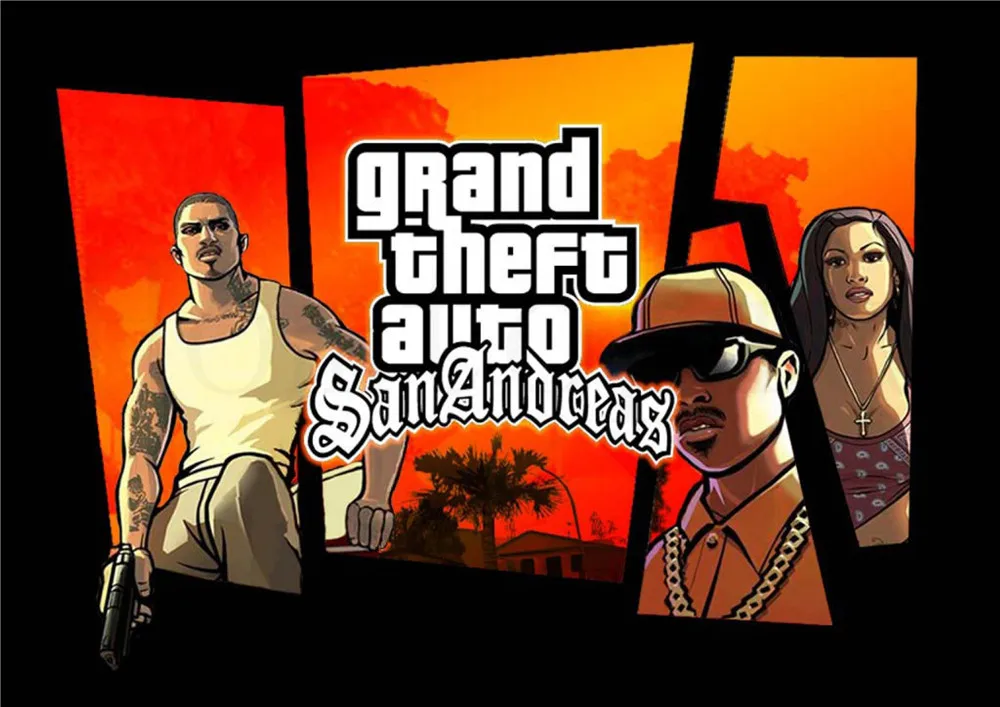 Grand Theft Авто постеры игры наклейки на стену с белым покрытием бумага печатает Высокое разрешение украшение дома гостиная спальня бар - Цвет: Бургундия