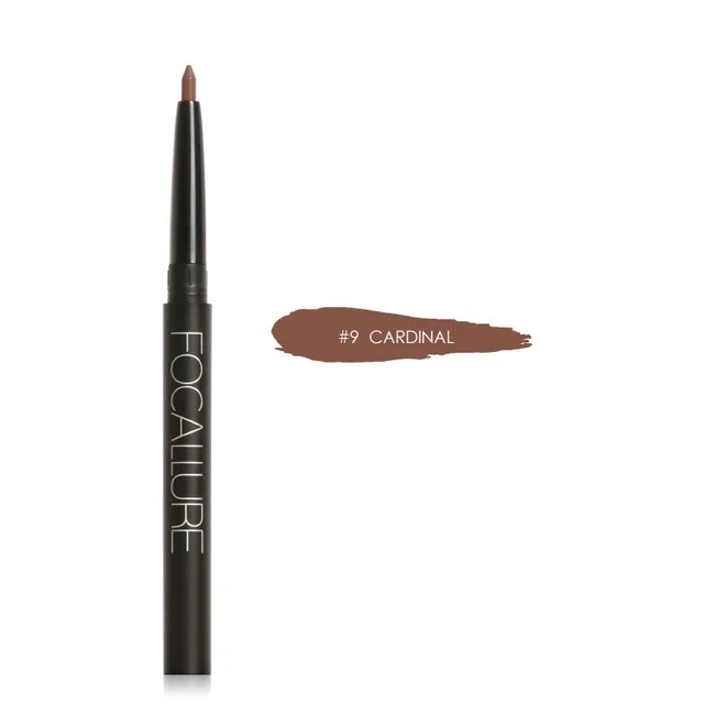 Зеленый Focallure 19 цветов lipliner ручка Профессиональный водонепроницаемый Контурный карандаш для губ для женщин сексуальная матовая помада Косметические Карандаши - Цвет: Зеленый