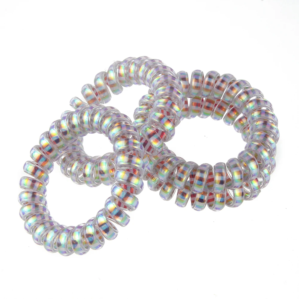 4 шт. новые модные женские аксессуары для волос резинки в форме телефонного