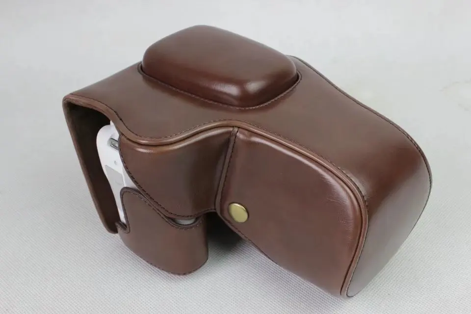 

PU Leather Camera Case Bag Cover Pouch For Canon EOS 200D Camera