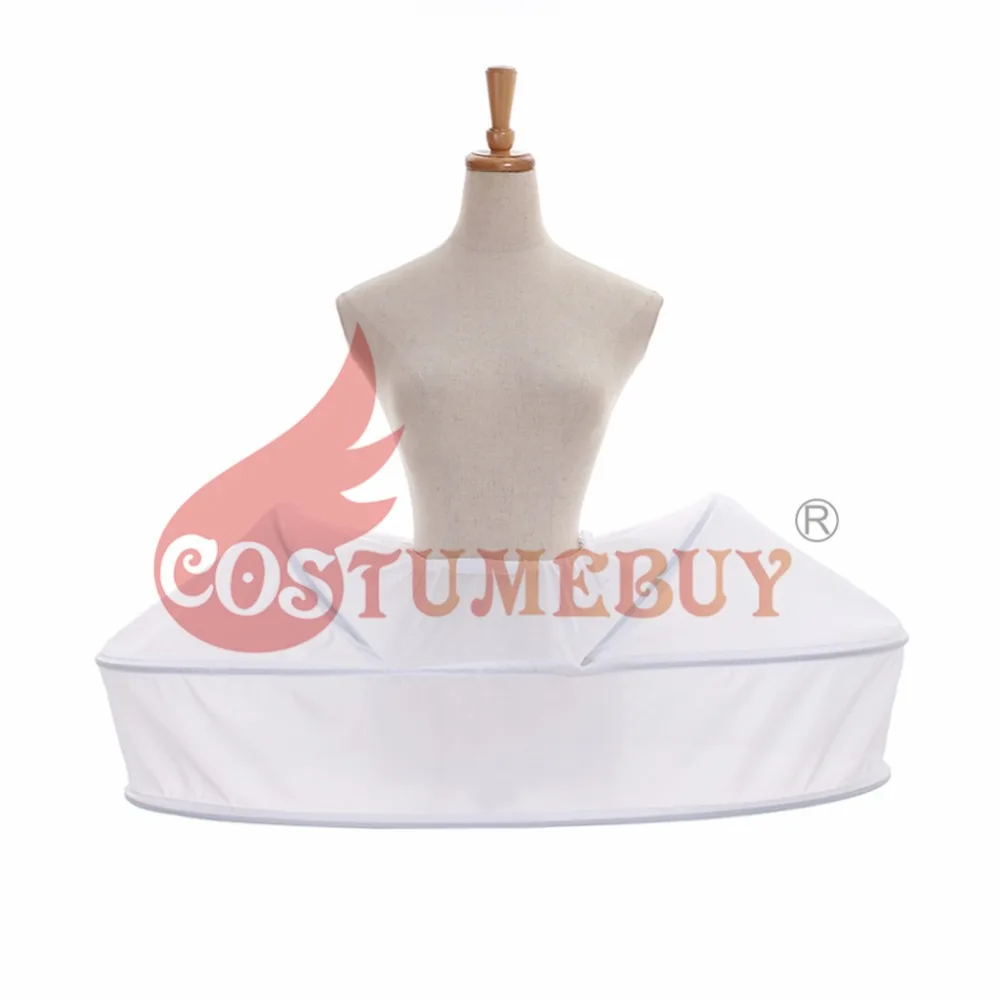 CostumeBuy винтажная рококо кринолин нижняя юбка женская средневековое викторианское клетка юбка с турнюром для бального платья Косплей