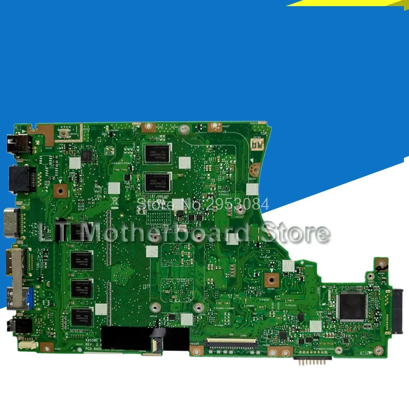 X455WE материнская плата REV 2 0 A4-6210U 4G CPU для For Asus X455WA ноутбука | Компьютеры и офис