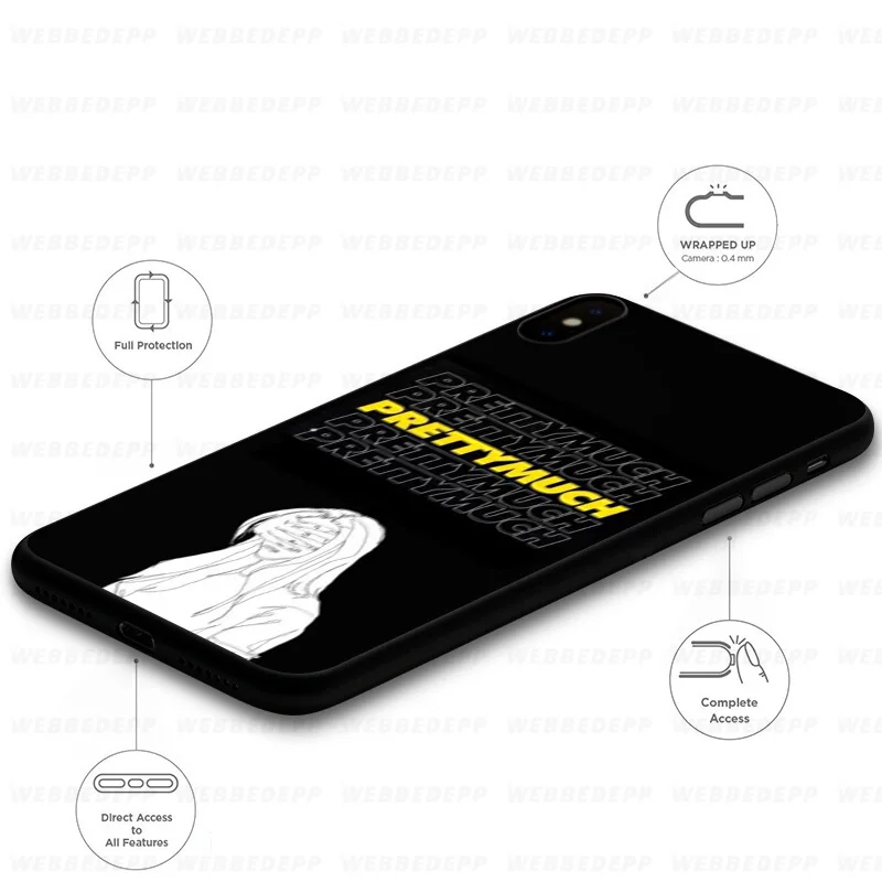 WEBBEDEPP PRETTYMUCH Band Soft Case for Xiaomi Mi 9T 9 8 SE 6 A1 A2 A3 Lite MiA1 MiA2 MiA3 F1 MAX 3 Mi8 CC9E CC9 |