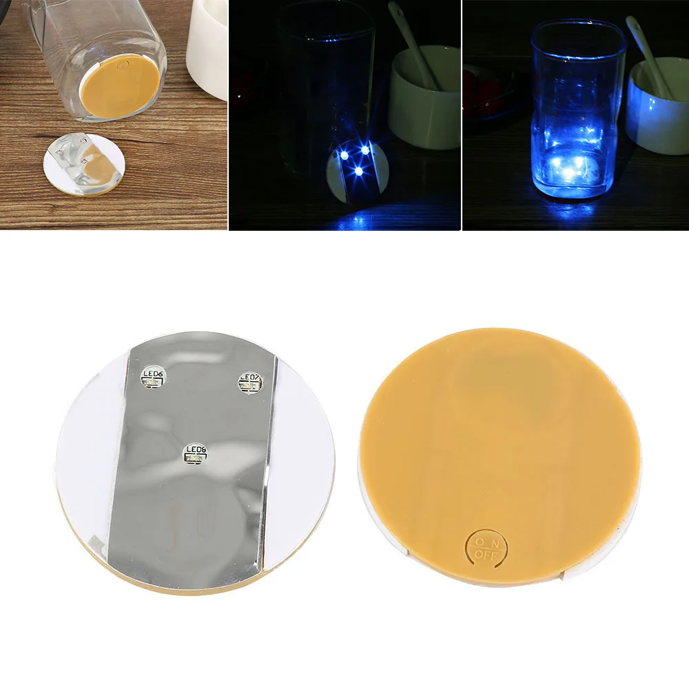 Светодиодные каботажные мигалки Изменение цвета Для членов клуба led untersetzer