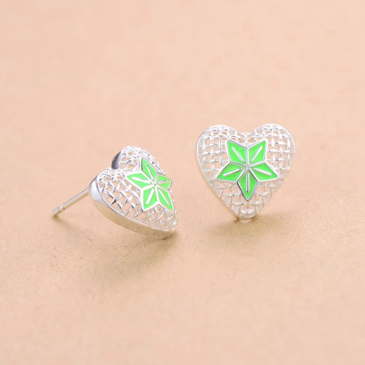 Бесплатная доставка высококачественные посеребренные серьги модные ювелирные