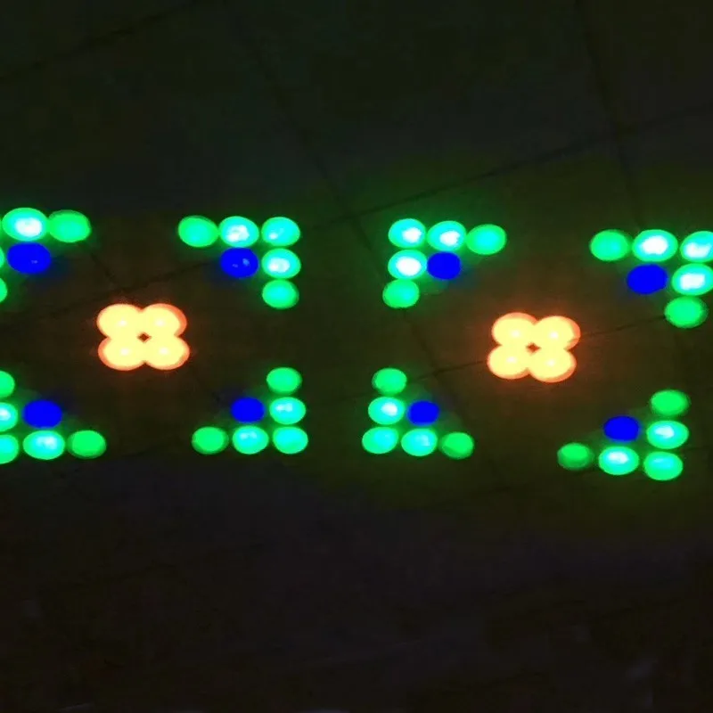 Двухголовые светодиодные звуковые огни маленькие воздушные Голосовая активация