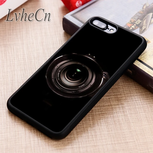 LvheCn чехол для камеры с объективом iPhone 5 6 6s 7 8 plus X XR XS max 11 12 Pro Samsung Galaxy S7 S8 S9 S10 |