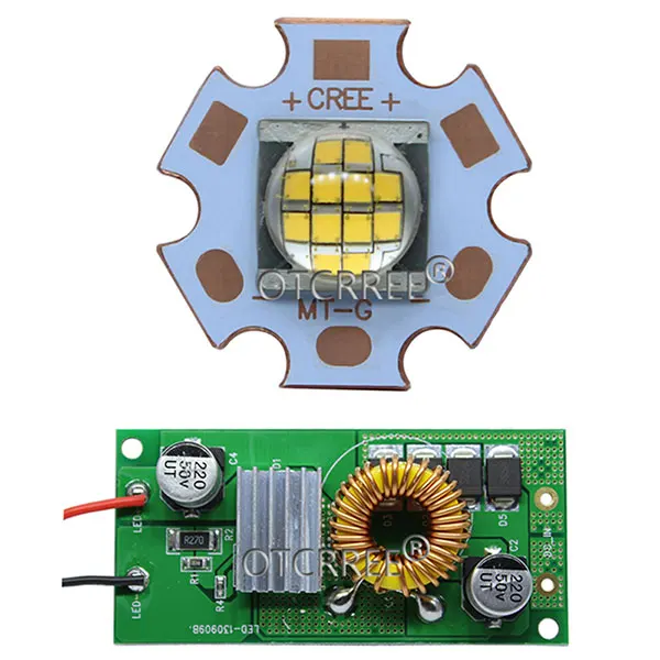 Led and 12V Driver Cree XLamp CXA MTG 18-24 Вт 36 в теплый белый 36 В высокая мощность светодиодный излучатель диод+ DC12-24V 20 Вт драйвер для автомобиля/Точечный светильник - Испускаемый цвет: Led and 12V Driver