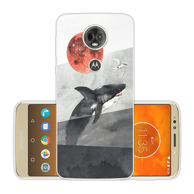 6.0 inch Soft Silicone for Motorola E5 Plus Slim TPU Phone Shell MOTO E5Plus Transparent Gel Ultrathin Landscape Coque |
