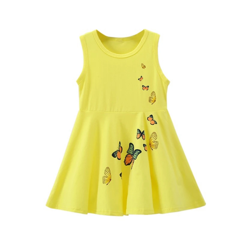 Kid Girl Dress HotBaby Dresses Pattern Cartoon Birthday Female Summer Clothes Kids | Детская одежда и обувь