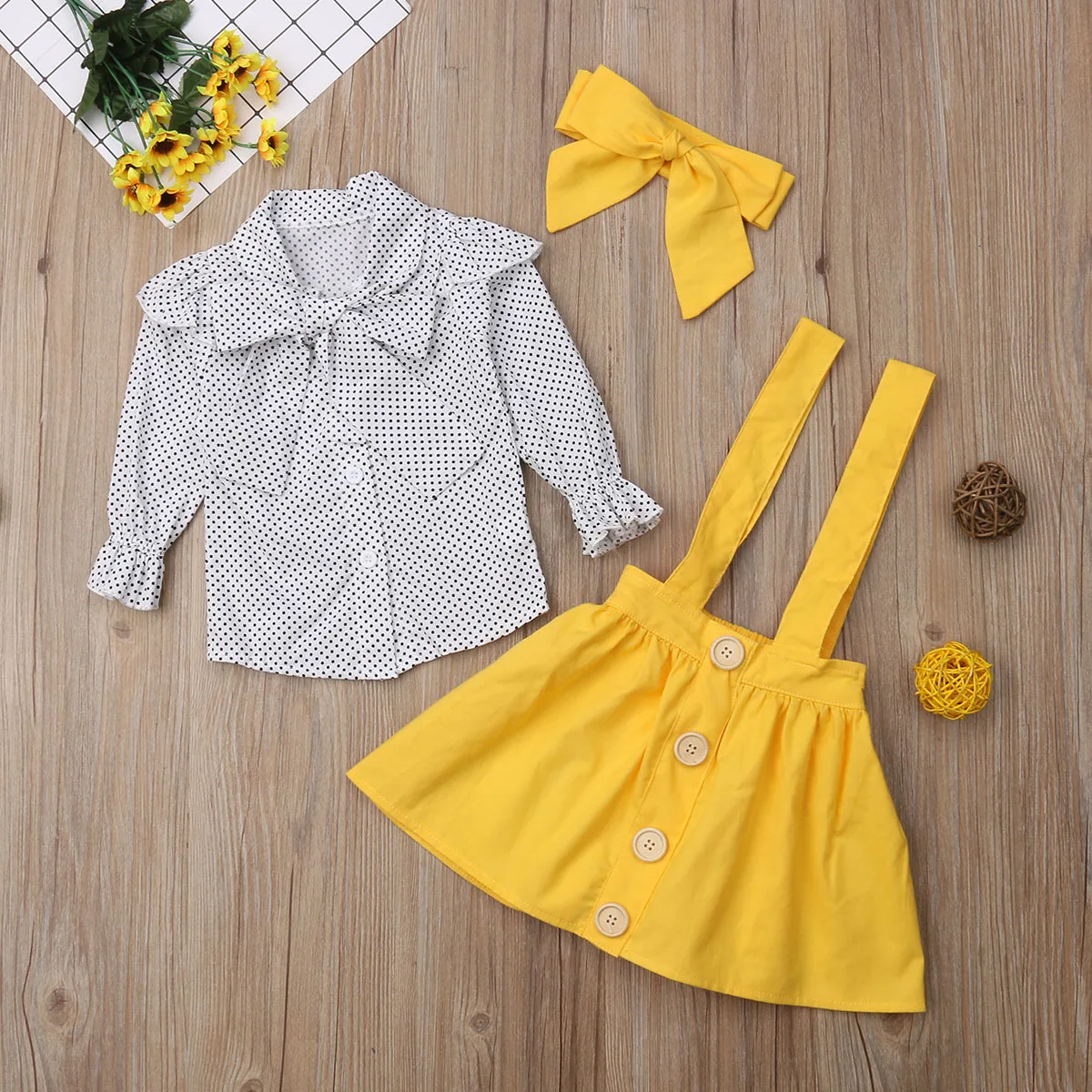 Новая летняя одежда для маленьких девочек из 3 предметов футболка с длинными