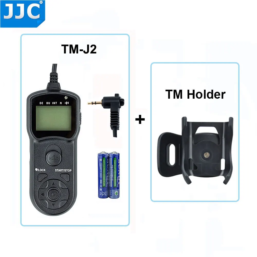 TM-J2 JJC камера Многофункциональный Таймер Пульт дистанционного управления спуска затвора шнур для Olympus OM-D E-M1/ручка F/OM-D EM10 II/OM-D EM5 II - Цвет: TM-J2