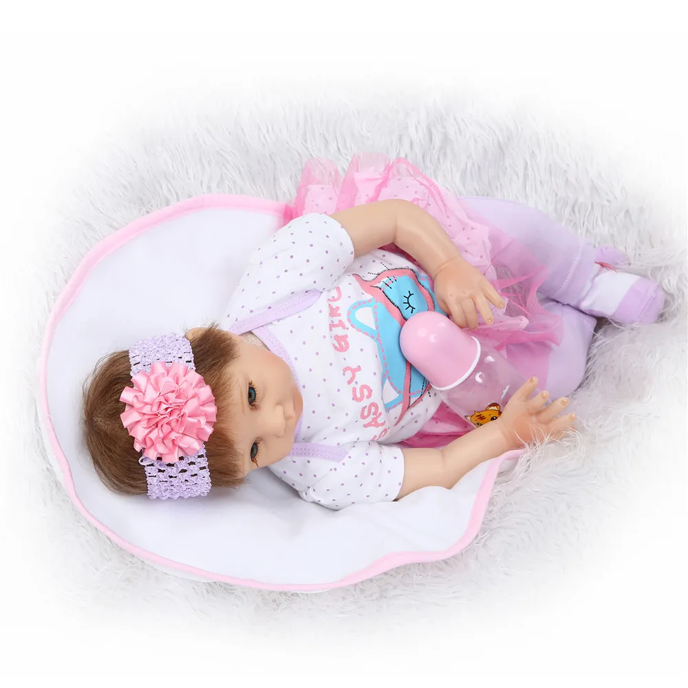 Силиконовые reborn baby dolls настоящая Детская кукла «реборн» куклы для детей 2" 55 см кукла, подарок для девочки brinquedos bonucas возрождённая