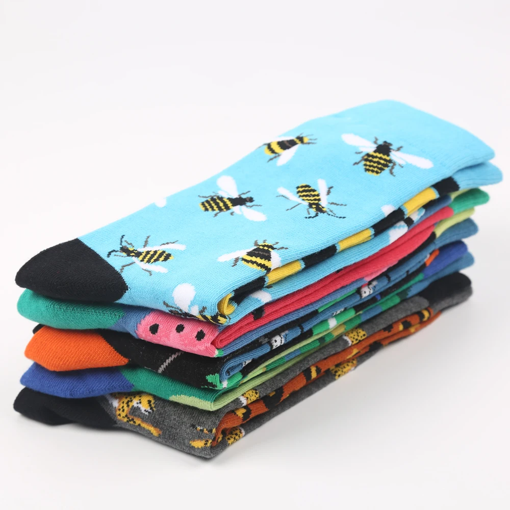 Modeager бренд мультфильм хип хоп кошка мёд Гольф узор для мужчин носки девочек