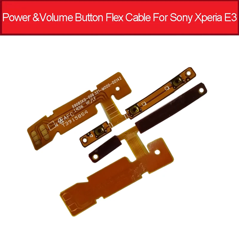 

Power & Volume Button Flex Cable For Sony Xperia E3 D2203 D2206 D2243 Power Volume Control Sidekey Flex Ribbon Repair Parts