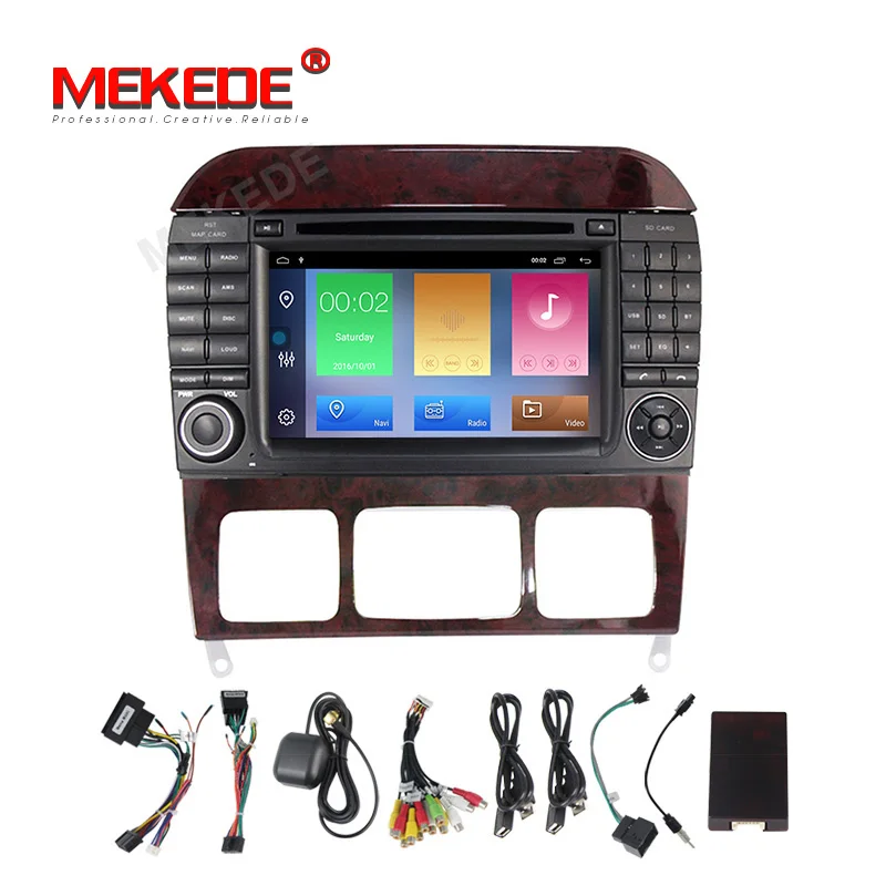 Android 9,1 для Mercedes/Benz/S280/S320/S350/S400/S500/W220/W215/C S класс автомобиля мультимедиа dvd-плеер радио gps Навигация стерео