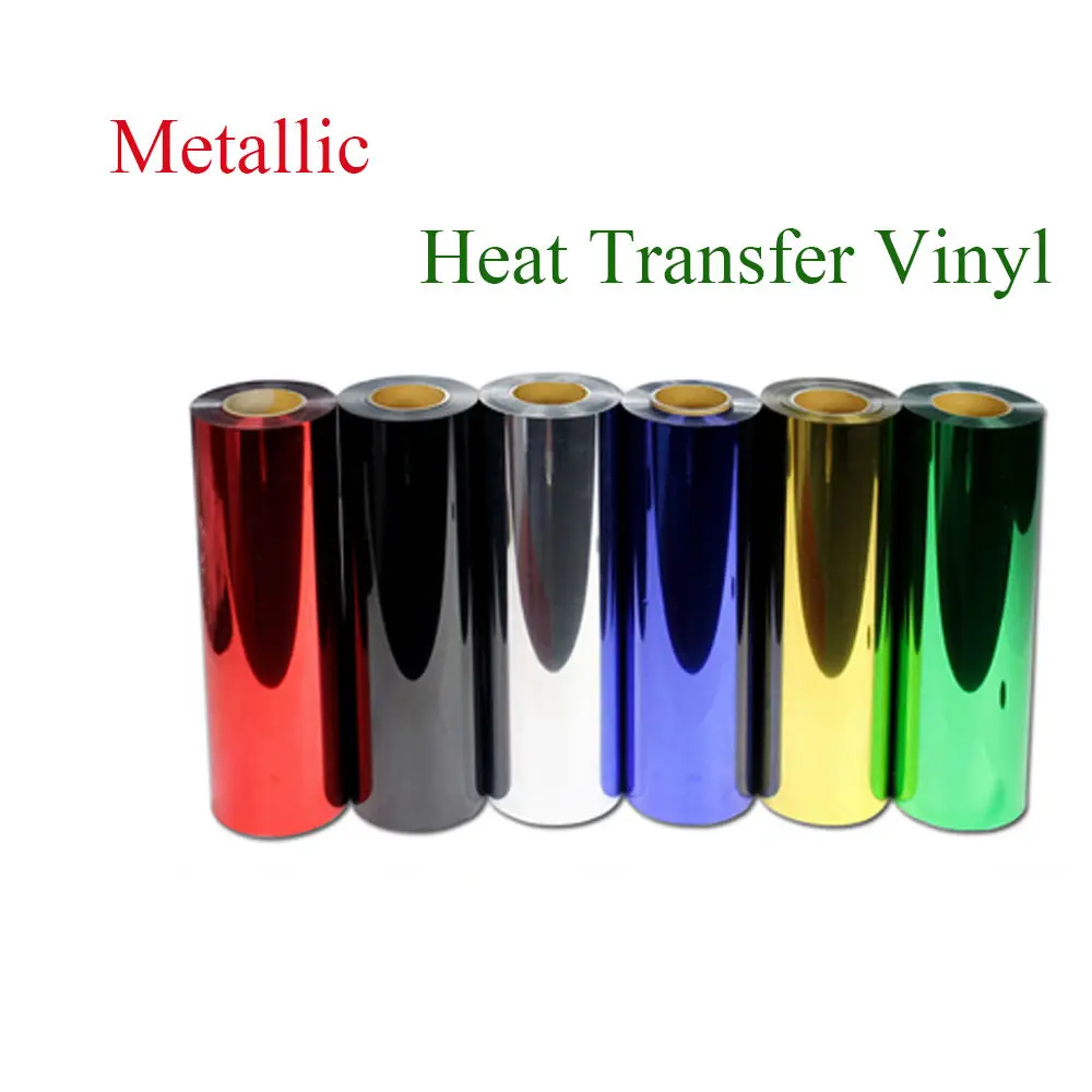 20x39 металлическая теплопередающая пленка виниловая для футболок тканей и Cricut|vinyl