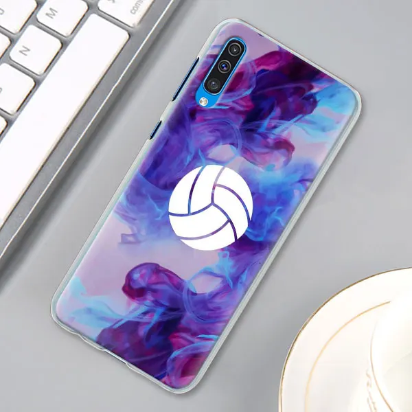 02 Я люблю волейбол чехол КРЫШКА ДЛЯ samsung Galaxy A30 A40 A50 A70 A6 A8 плюс A7 A9 M30 чехол для телефона Coque - Цвет: 02